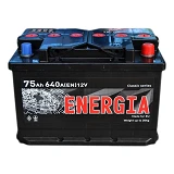 Аккумулятор Energia 75Ah Ев минус/плюс 640EN 278x175х190                                            