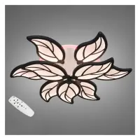 Люстра LED Diasha светодиодная 105Вт 9х36х36см 8028/6 плюс 3BK LED 3color dimmer черный             
