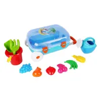 Игрушка ТехноК набор для игры с песком и водой в чемодане арт 6009 34.4х25х16                       