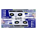 Газовая плита Bobbytec G-002F 2 конфорки                                                            