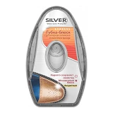 Губка-блеск Silver Premium для обуви с дозатором натуральная 6мл