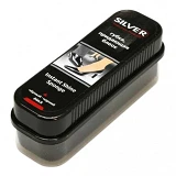 Губка-блеск Silver Стандарт для обуви черная
