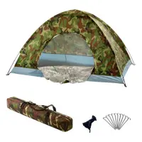 Намет туристичний на 3 персони 200x150x110 см хакі                                                  