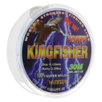 Волосінь KINGFISHER 30мх0.12мм тест 2.2кг                                                           