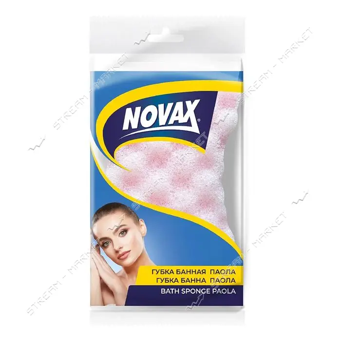 Губка банная массажная Novax Paola
