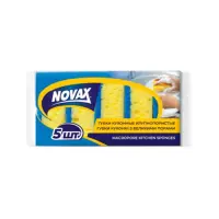 Губка кухонна Novax Економ з великими порами 5шт                                                    