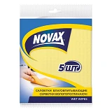 Серветки для прибирання Novax вологопоглинаючі 5шт                                                  