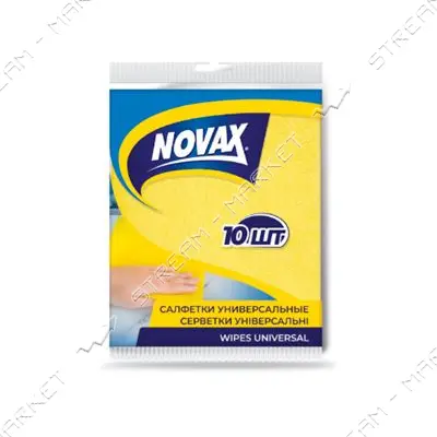 Салфетки универсальные вискозные Novax 10шт                                                         