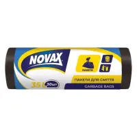 Пакеты для мусора Novax 35л 30шт                                                                    