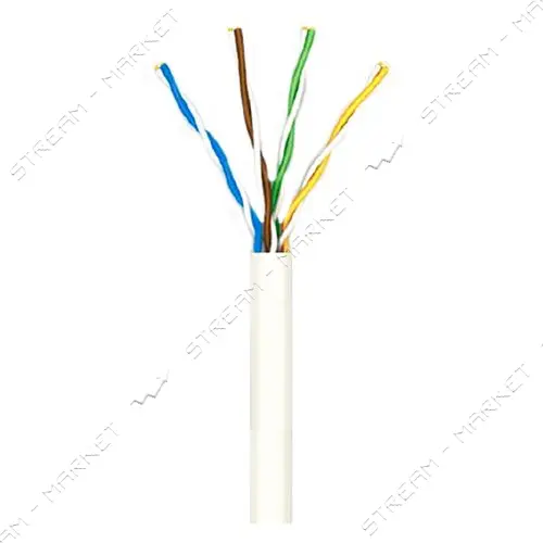 Кабель медный внутренний ДКЗ UTP CAT5e 4P 305м 8х0.51 в коробке белый