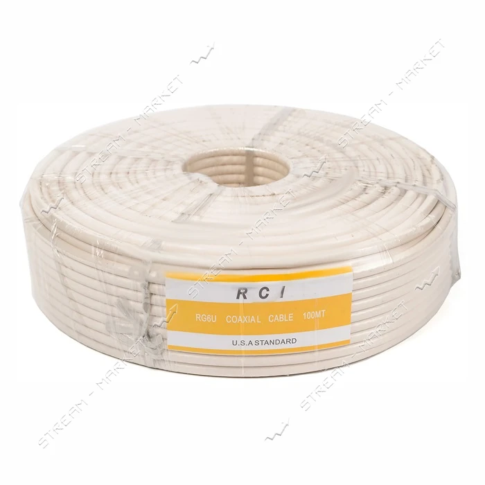 Кабель телевизионный RCI RG6U 75 Ом                                                                 