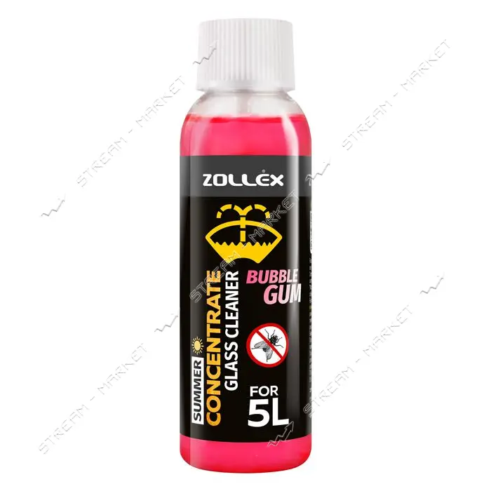Омыватель для стекла Zollex 18114 60мл концентрат на 5л Bubble Gum                                  
