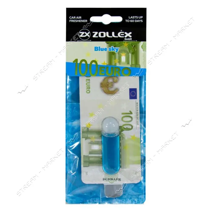 Автомобильный ароматизатор воздуха Zollex 17006 EURO Blue sky 5мл