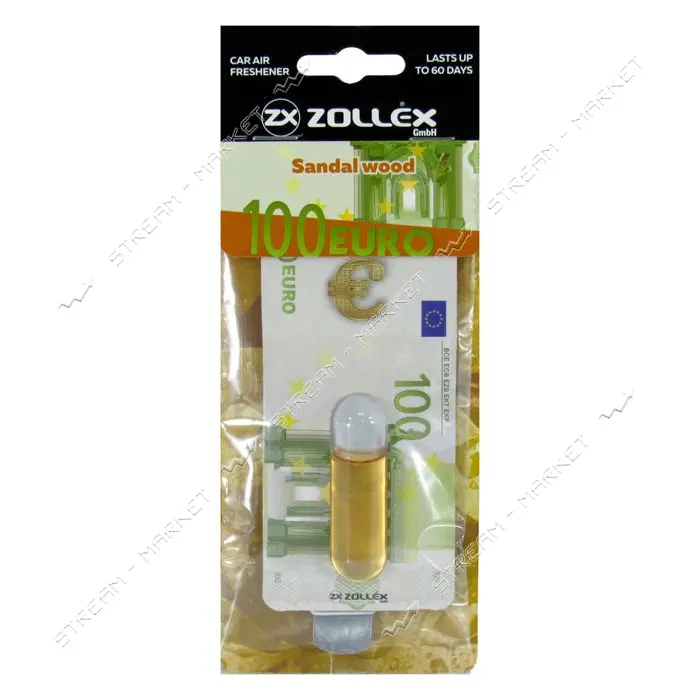 Автомобильный ароматизатор воздуха Zollex 17010 EURO Sandal wood 5мл                                