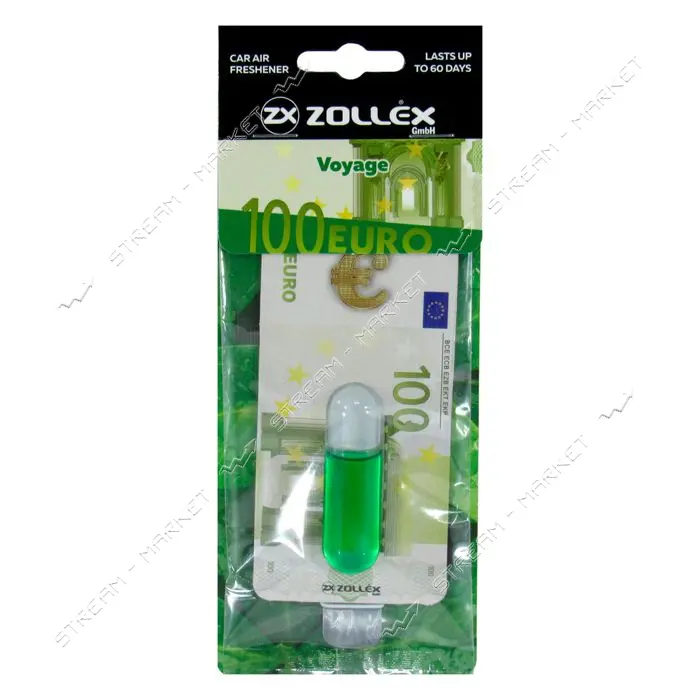 Автомобильный ароматизатор воздуха Zollex 17008 EURO Voyage 5мл                                     