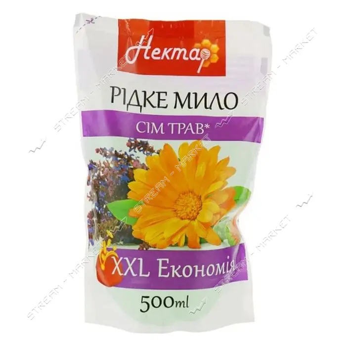 Мыло жидкое Нектар Семь трав doy-pack 500мл                                                         