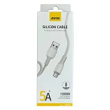 Кабель Aspor A080 Micro USB 5А 1м белый