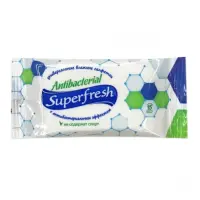 Салфетки влажные Superfresh Антибактериальные 15шт                                                  