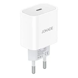 Сетевое зарядное устройство Jokade JB068 27W USB-C белый