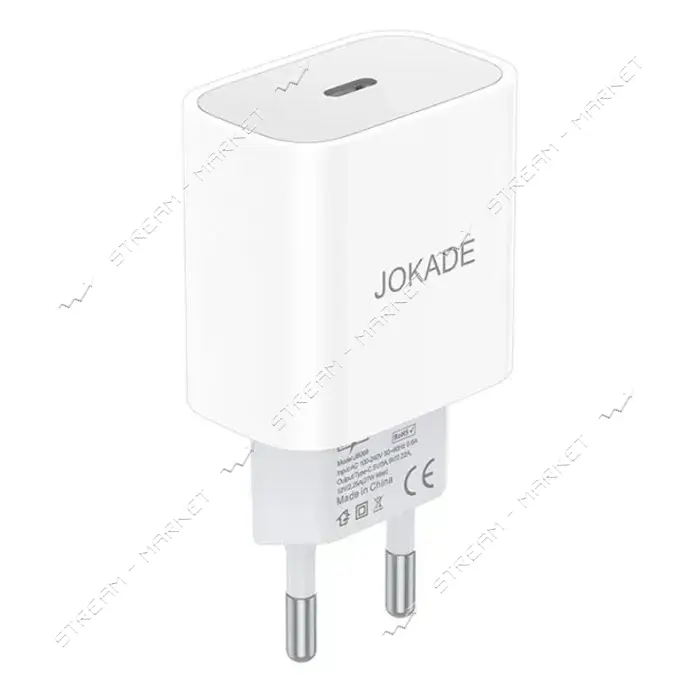 Сетевое зарядное устройство Jokade JB068 27W USB-C белый
