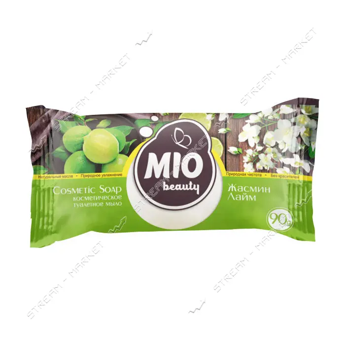 Парфюмированное косметическое мыло Mio Beauty Лайм и Жасмин 90г