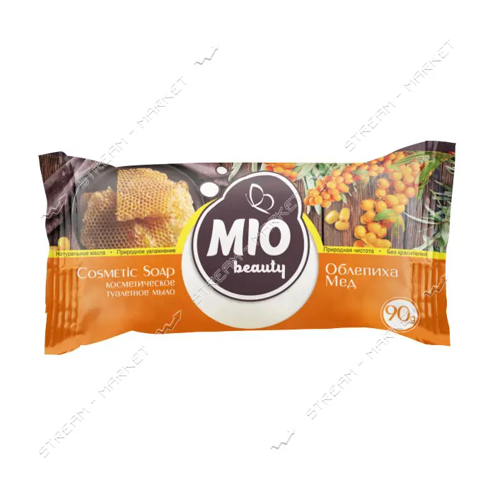 Парфюмированное косметическое мыло Mio Beauty Облепиха и Мед 90г