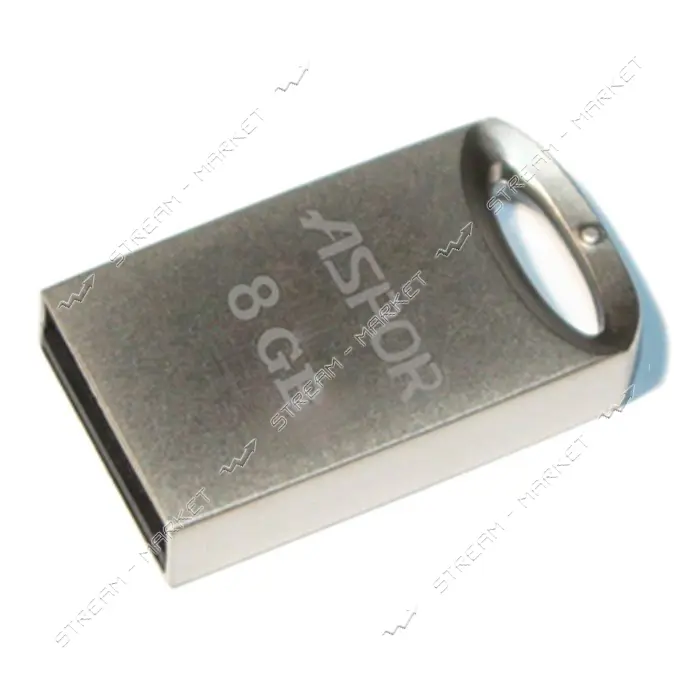 Флешка Aspor 8GB AR 105 серебро