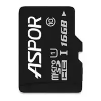 Карта памяти Aspor 16GB MicroSDHC Class 10                                                          