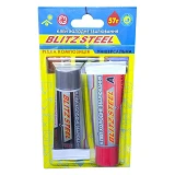 Клей Холодная сварка жидкая двухкомпонентная композиция Blitz steel универсальная 57г
