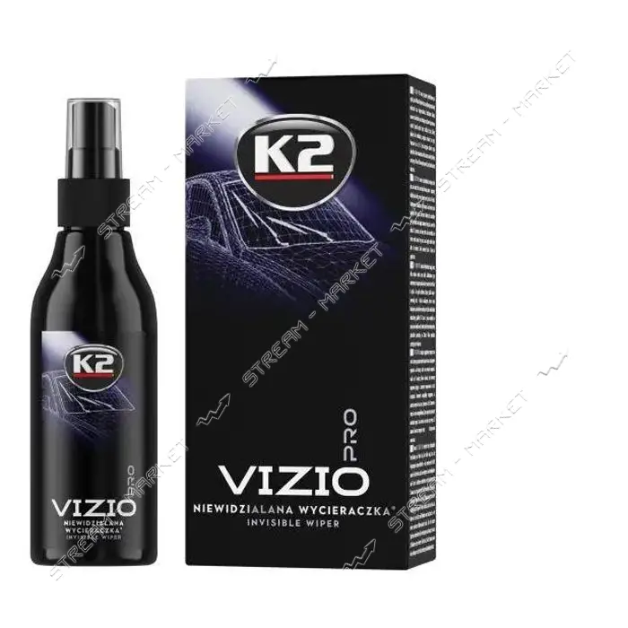 Антидождь K2 D4028 с аппликатором и микрофиброй VIZIO PRO INVISIBLE WIPER 150мл                     