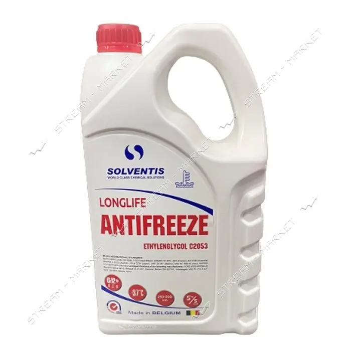 Антифриз Solventis -37 G12 плюс 5кг красный                                                         
