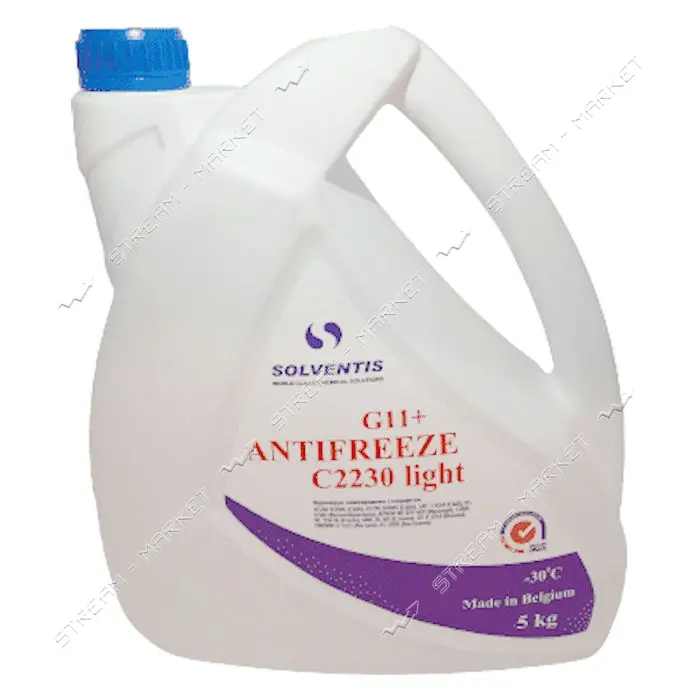 Антифриз Solventis -37 G11 плюс 5кг синий