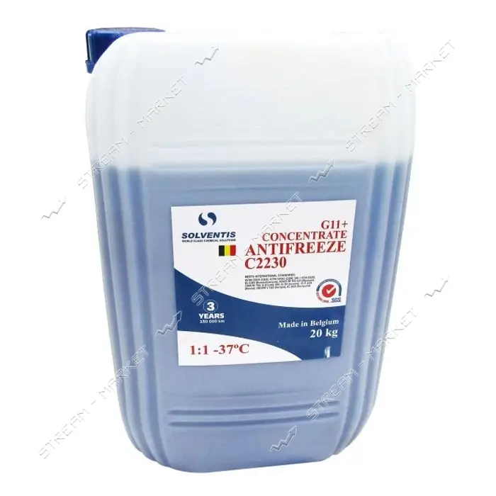 Антифриз Solventis концентрат G11 плюс 20кг синий                                                   