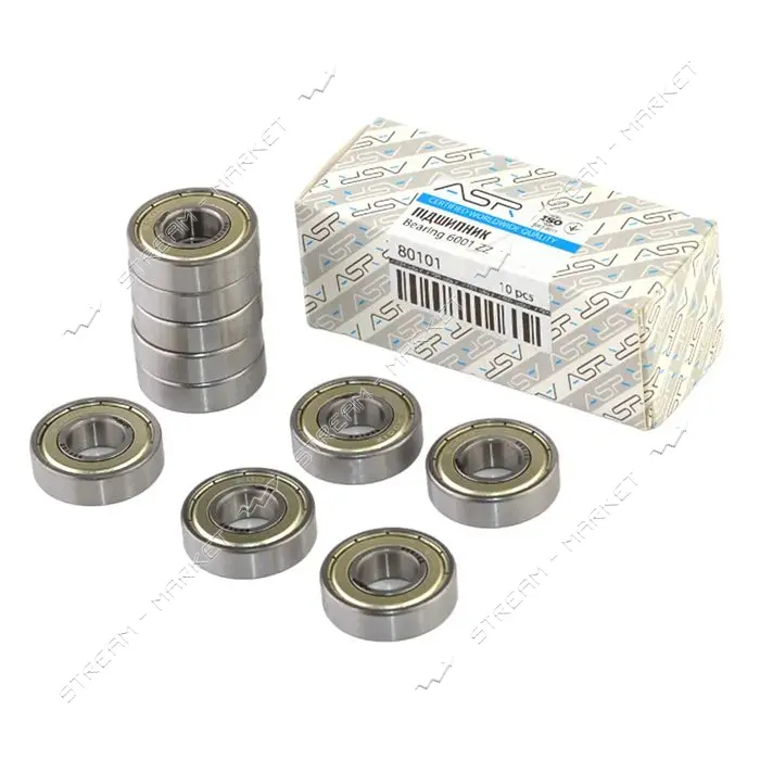 Подшипник шариковый ASR радиальный 80101 6001 ZZ