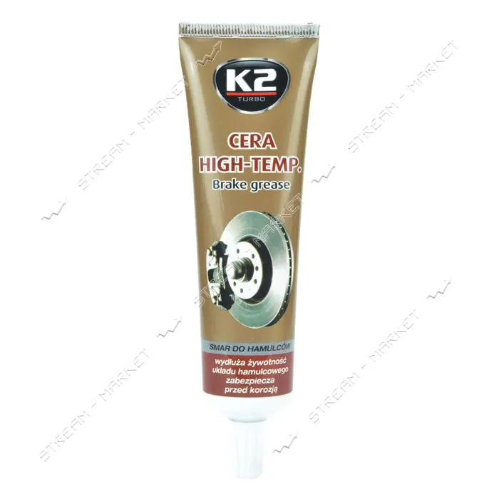 Смазка высокотемпературная K2 для суппортов TURBO CERA HIGT-TEMP BRAKE GREASE 100мл                 