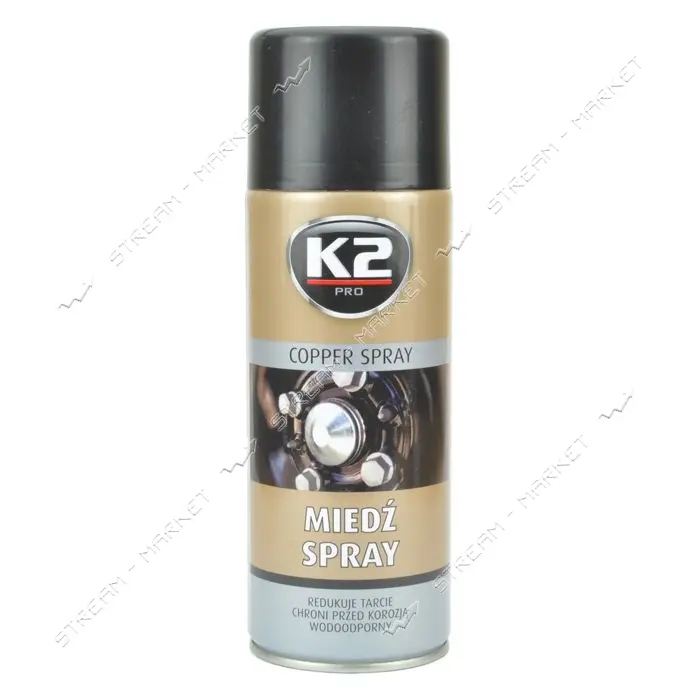 Смазка K2 медная PRO COPPER SPRAY аэрозоль 400мл