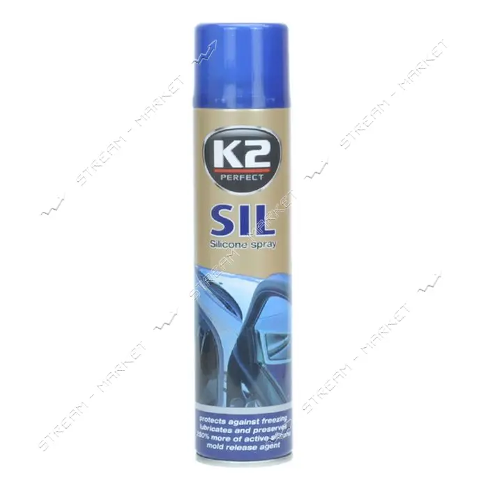 Смазка K2 силиконовая Sil 300мл спрей                                                               