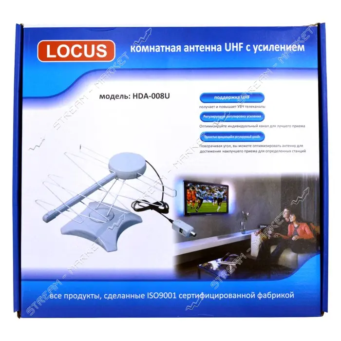 Антенна комнатная Locus HDA-008U                                                                    