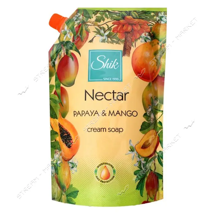 Крем-мыло жидкое Шик Nectar Папайя и манго doy-pack 460мл