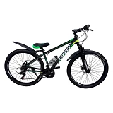 Велосипед CrossBike Aspect алюмінієва рама 15" колесо 27.5" black green