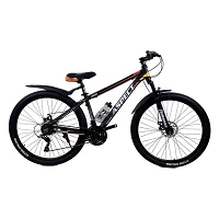 Велосипед CrossBike Aspect алюминиевая рама 15" колесо 27.5"  black orange                          