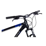Велосипед CrossBike Everest алюминиевая рама 17" колесо 27.5"  black blue                           