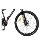 Велосипед CrossBike Everest алюминиевая рама 17" колесо 27.5"  black red                            
