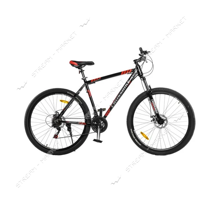 Велосипед CrossBike Everest алюминиевая рама 19" колесо 29"  black red                              