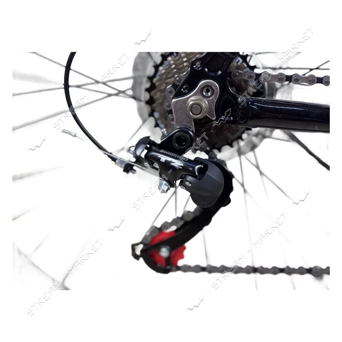 Велосипед CrossBike Everest алюминиевая рама 21" колесо 29"  black red                              