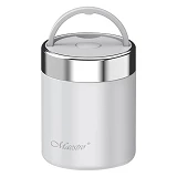 Термос пищевой Maestro MR-1649-50-WHITE 0.5л вакуумная колба двойные стенки                         