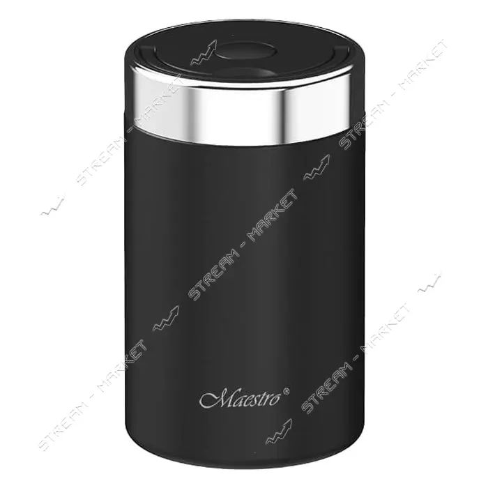Термос пищевой Maestro MR-1649-75-BLACK 0.75л вакуумная колба двойные стенки