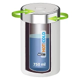 Термос пищевой Maestro MR-1649-75-WHITE 0.75л вакуумная колба двойные стенки                        