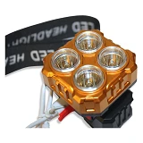 Фонарь налобный HX-208-4 Li-ion аккумулятор 1x14500