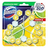 Туалетный блок для унитаза Domestos Power 5 Свежесть лайма 3*55г